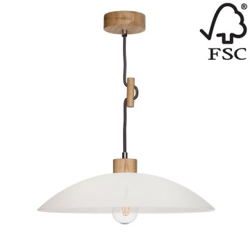 Lampadario a sospensione con filo JONA 1xE27/60W/230V - certificato FSC