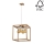 Lampadario a sospensione con filo KAGO 4xE27/60W/230V -  certificato FSC