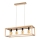 Lampadario a sospensione con filo KAGO 4xE27/60W/230V quercia opaco