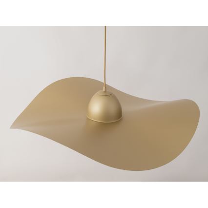 Lampadario a sospensione con filo KAPELLO 1xE27/60W/230V diametro 76 cm oro