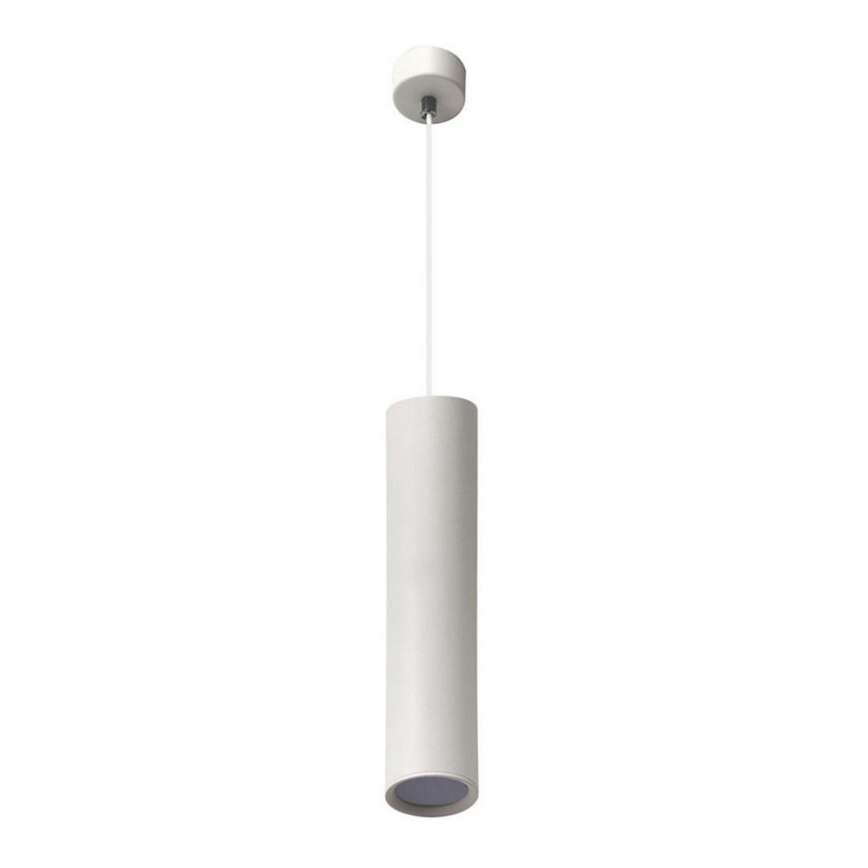 Lampadario a sospensione con filo KARADON 1xGU10/30W/230V 29 cm bianco