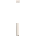Lampadario a sospensione con filo KARBON 1xGU10/10W/230V color crema