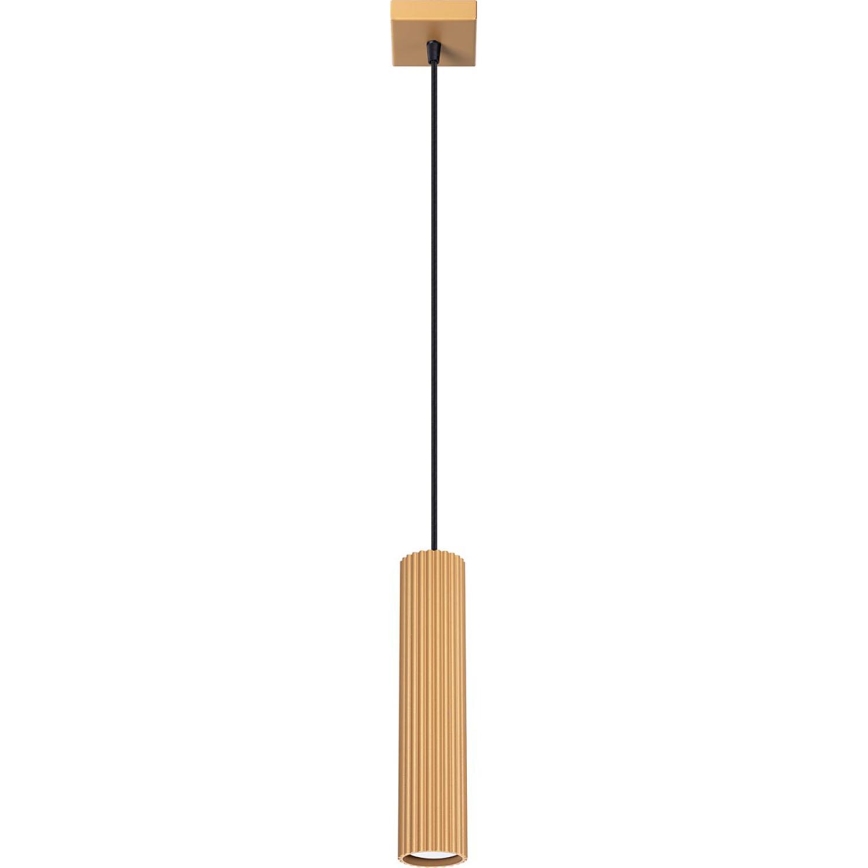 Lampadario a sospensione con filo KARBON 1xGU10/10W/230V oro