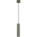 Lampadario a sospensione con filo KARBON 1xGU10/10W/230V verde