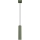Lampadario a sospensione con filo KARBON 1xGU10/10W/230V verde