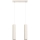 Lampadario a sospensione con filo KARBON 2xGU10/10W/230V color crema