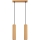 Lampadario a sospensione con filo KARBON 2xGU10/10W/230V oro