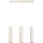 Lampadario a sospensione con filo KARBON 3xGU10/10W/230V color crema