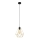 Lampadario a sospensione con filo KARO 1xE27/15W/230V oro/nero