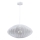 Lampadario a sospensione con filo KINU 1xE27/20W/230V diametro 50 cm bianco