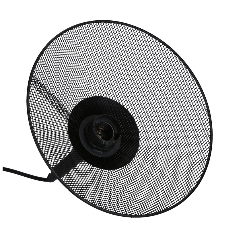 Lampadario a sospensione con filo KIRUNA 1xE27/40W/230V diametro 25 cm nero