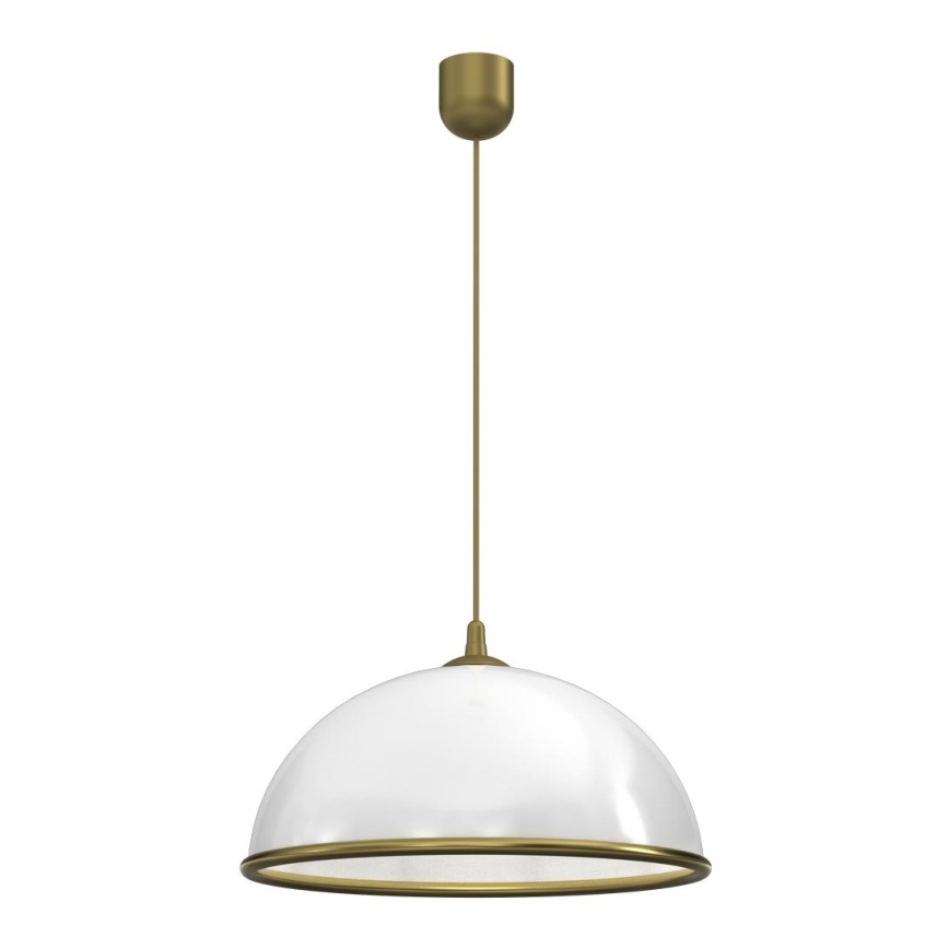 Lampadario a sospensione con filo KITCHEN 1xE27/15W/230V bianco/oro