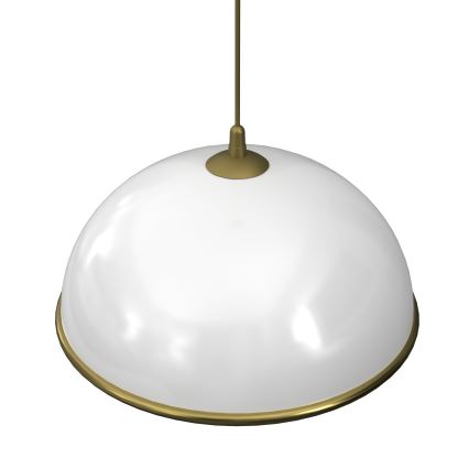 Lampadario a sospensione con filo KITCHEN 1xE27/15W/230V bianco/oro