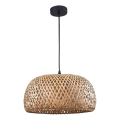 Lampadario a sospensione con filo KORFU 1xE27/20W/230V diametro 38 cm bambù