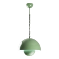 Lampadario a sospensione con filo KURE 1xE27/40W/230V verde