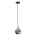 Lampadario a sospensione con filo LACRIMA SMOKY 1xE27/60W/230V