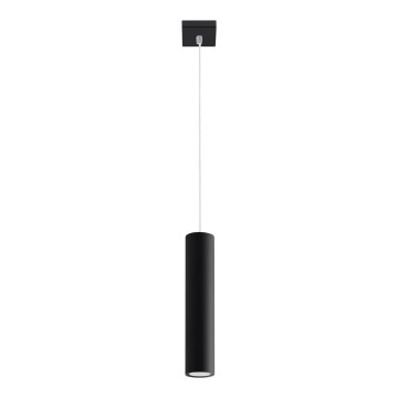 Lampadario a sospensione con filo LAGOS 1 1xGU10/10W/230V nero