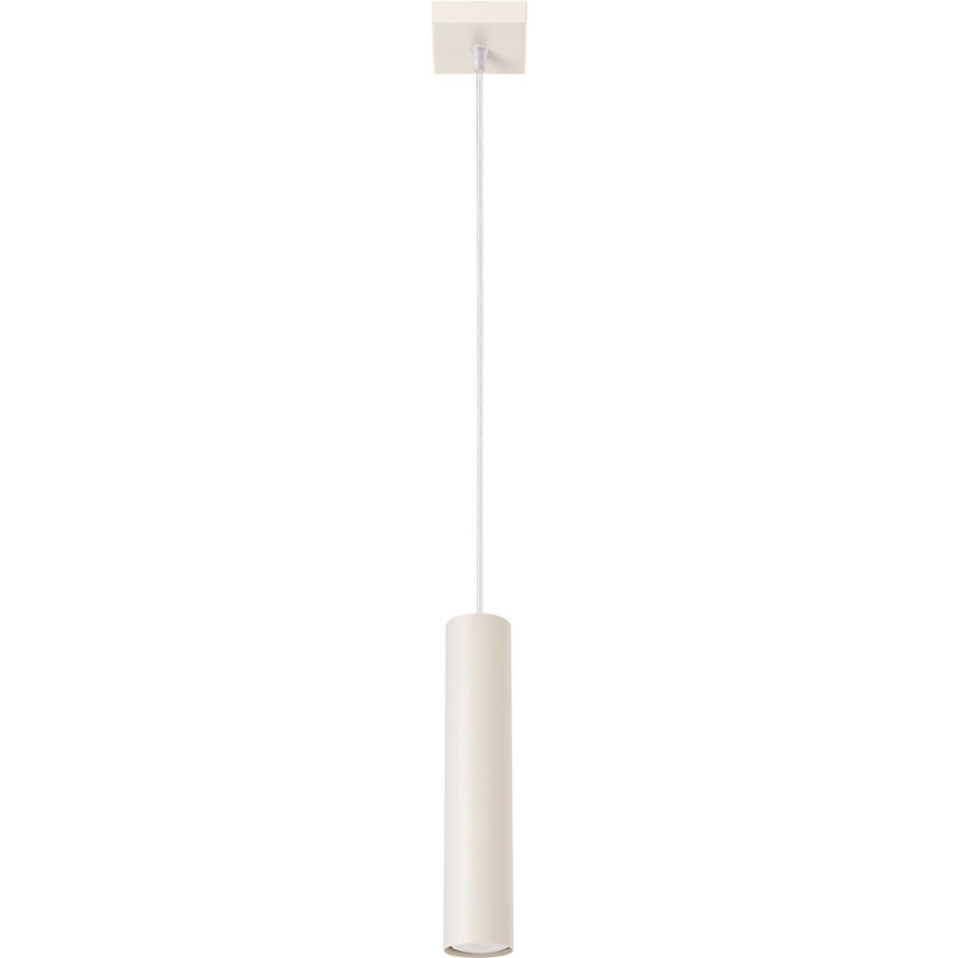 Lampadario a sospensione con filo LAGOS 1xGU10/10W/230V color crema