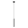 Lampadario a sospensione con filo LAGOS 1xGU10/10W/230V cromo lucido