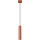 Lampadario a sospensione con filo LAGOS 1xGU10/10W/230V rosso