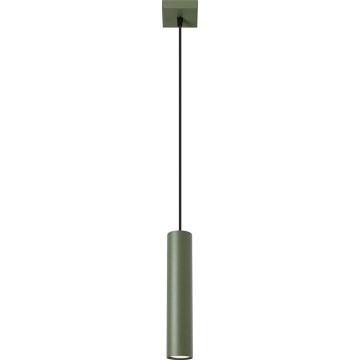 Lampadario a sospensione con filo LAGOS 1xGU10/10W/230V verde