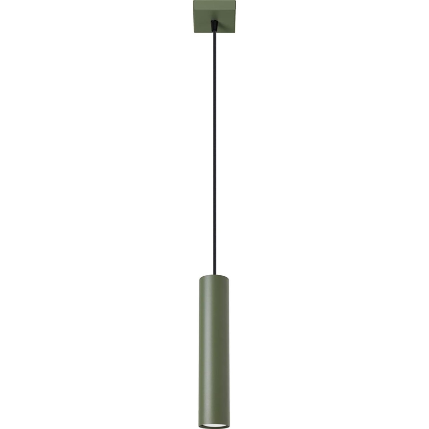 Lampadario a sospensione con filo LAGOS 1xGU10/10W/230V verde