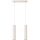 Lampadario a sospensione con filo LAGOS 2xGU10/10W/230V color crema