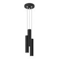 Lampadario a sospensione con filo LAGOS 3xGU10/10W/230V nero