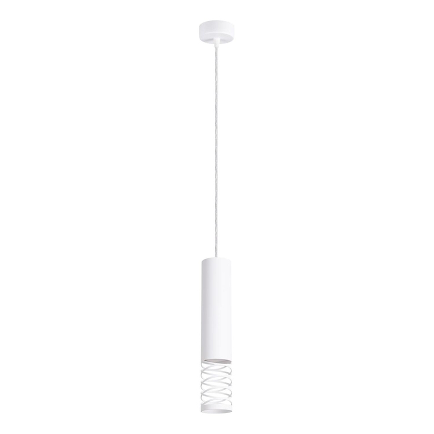 Lampadario a sospensione con filo LAMI 1xGU10/10W/230V bianco