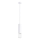 Lampadario a sospensione con filo LAMI 1xGU10/10W/230V bianco