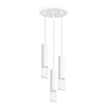 Lampadario a sospensione con filo LAMI 3xGU10/10W/230V bianco
