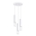 Lampadario a sospensione con filo LAMI 3xGU10/10W/230V bianco