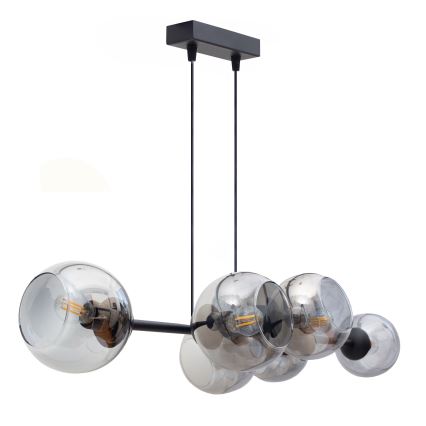 Lampadario a sospensione con filo LATIL 6xE27/60W/230V