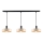 Lampadario a sospensione con filo LATTE 3xE27/60W/230V beige/nero