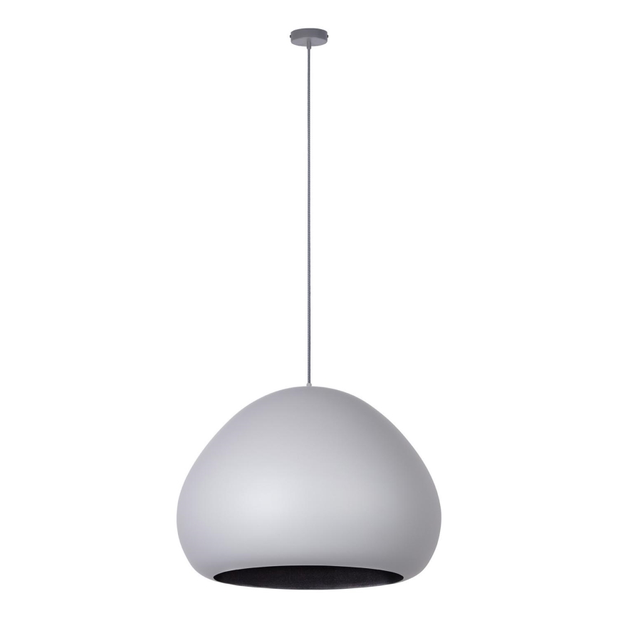 Lampadario a sospensione con filo LAVA 1xE27/15W/230V grigio/nero
