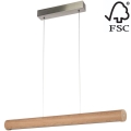 Lampadario a sospensione con filo LED dimmerabile CONOR LED/34,5W/230V quercia – FSC certificato