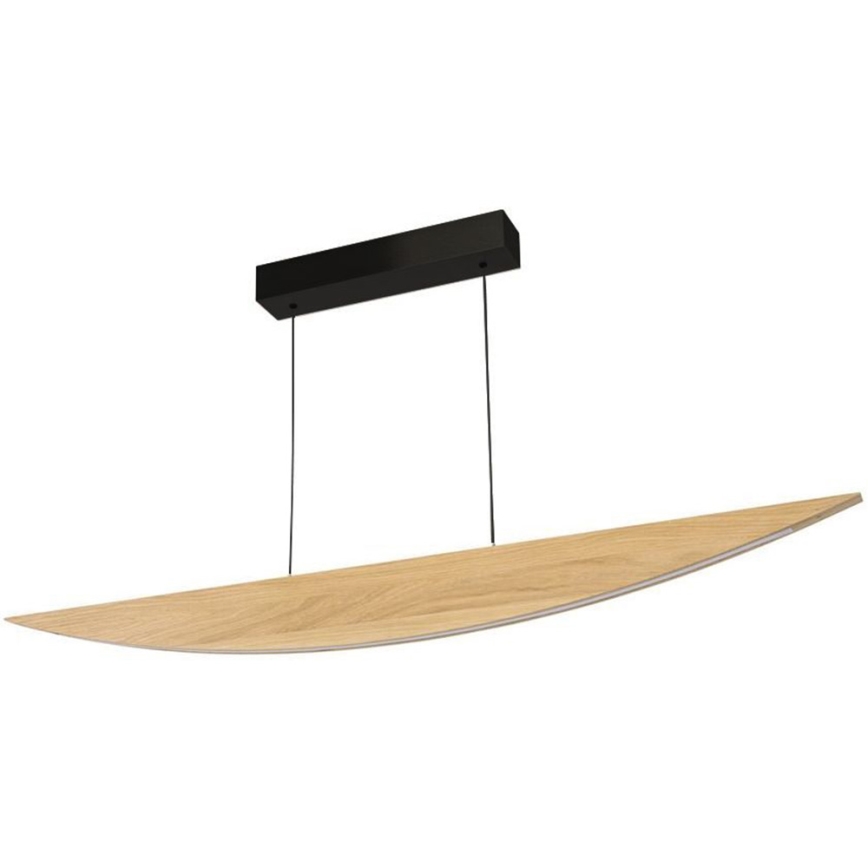 Lampadario a sospensione con filo LED dimmerabile DUBAI LED/14W/230V quercia
