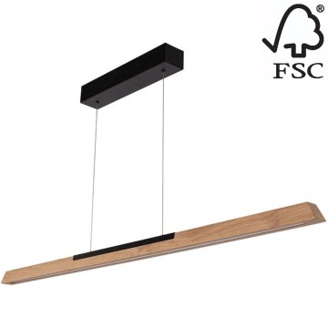 Lampadario a sospensione con filo LED dimmerabile JONAS LED/16,5W/230V quercia – FSC certificato