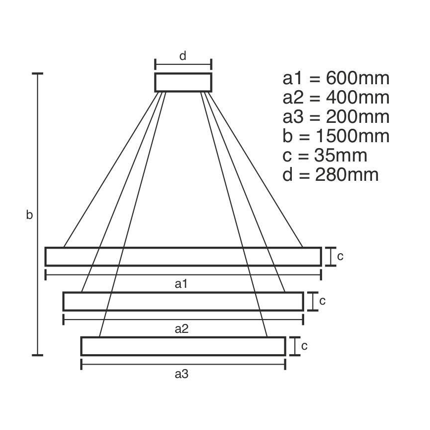 LED Dimmerabile cristallo lampadario su filo LED/100W/230V 3000-6500K argento + telecomando