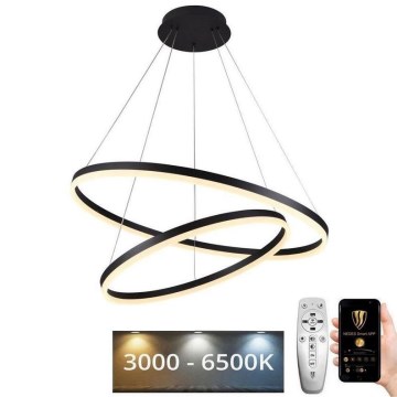 Lampadario a sospensione con filo LED dimmerabile LED/100W/230V 3000-6500K diametro 80 cm + telecomando