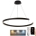 Lampadario a sospensione con filo LED dimmerabile LED/100W/230V 3000-6500K diametro 80 cm + telecomando