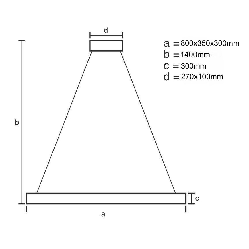 LED Dimmerabile cristallo lampadario su filo LED/100W/230V 3000-6500K oro + telecomando