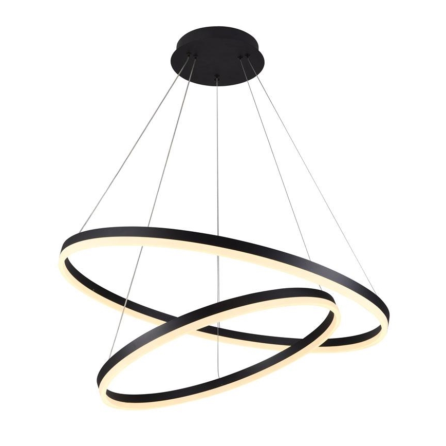 Lampadario a sospensione con filo LED dimmerabile LED/100W/230V 3000-6500K diametro 80 cm + telecomando