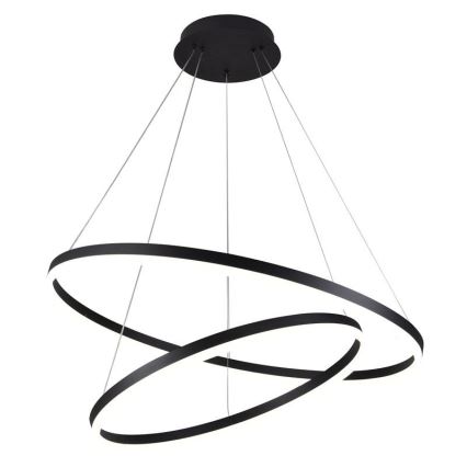 Lampadario a sospensione con filo LED dimmerabile LED/100W/230V 3000-6500K diametro 80 cm + telecomando