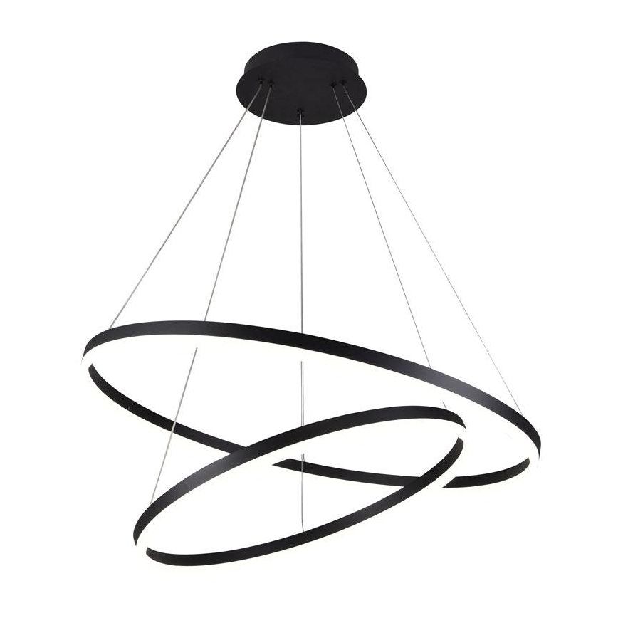 Lampadario a sospensione con filo LED dimmerabile LED/100W/230V 3000-6500K diametro 80 cm + telecomando