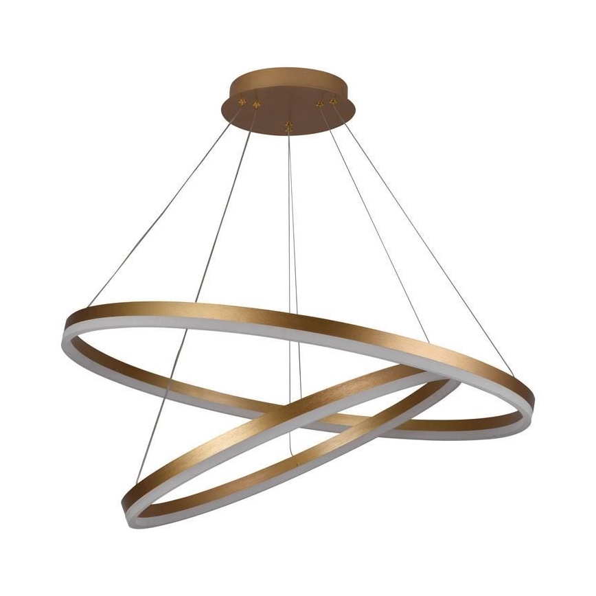 Lampadario a sospensione con filo LED dimmerabile LED/100W/230V 3000-6500K diametro 80 cm + telecomando