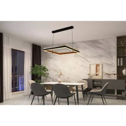 Lampadario a sospensione con filo LED dimmerabile LED/100W/230V 3000-6500K + telecomando