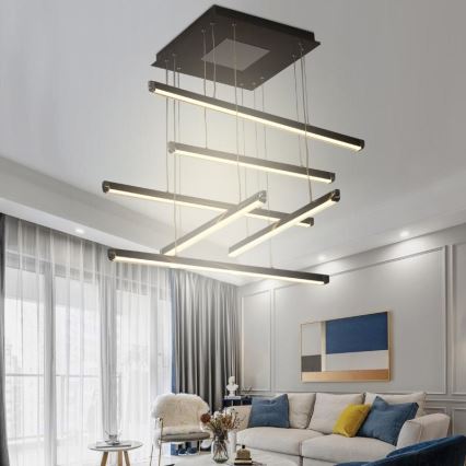 Lampadario a sospensione con filo LED dimmerabile LED/100W/230V 3000-6500K + telecomando