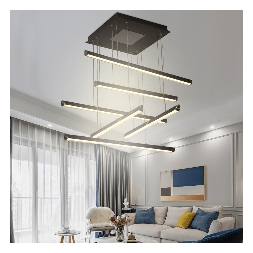Lampadario a sospensione con filo LED dimmerabile LED/100W/230V 3000-6500K + telecomando