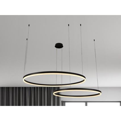 Lampadario a sospensione con filo LED dimmerabile LED/100W/230V 3000-6500K + telecomando